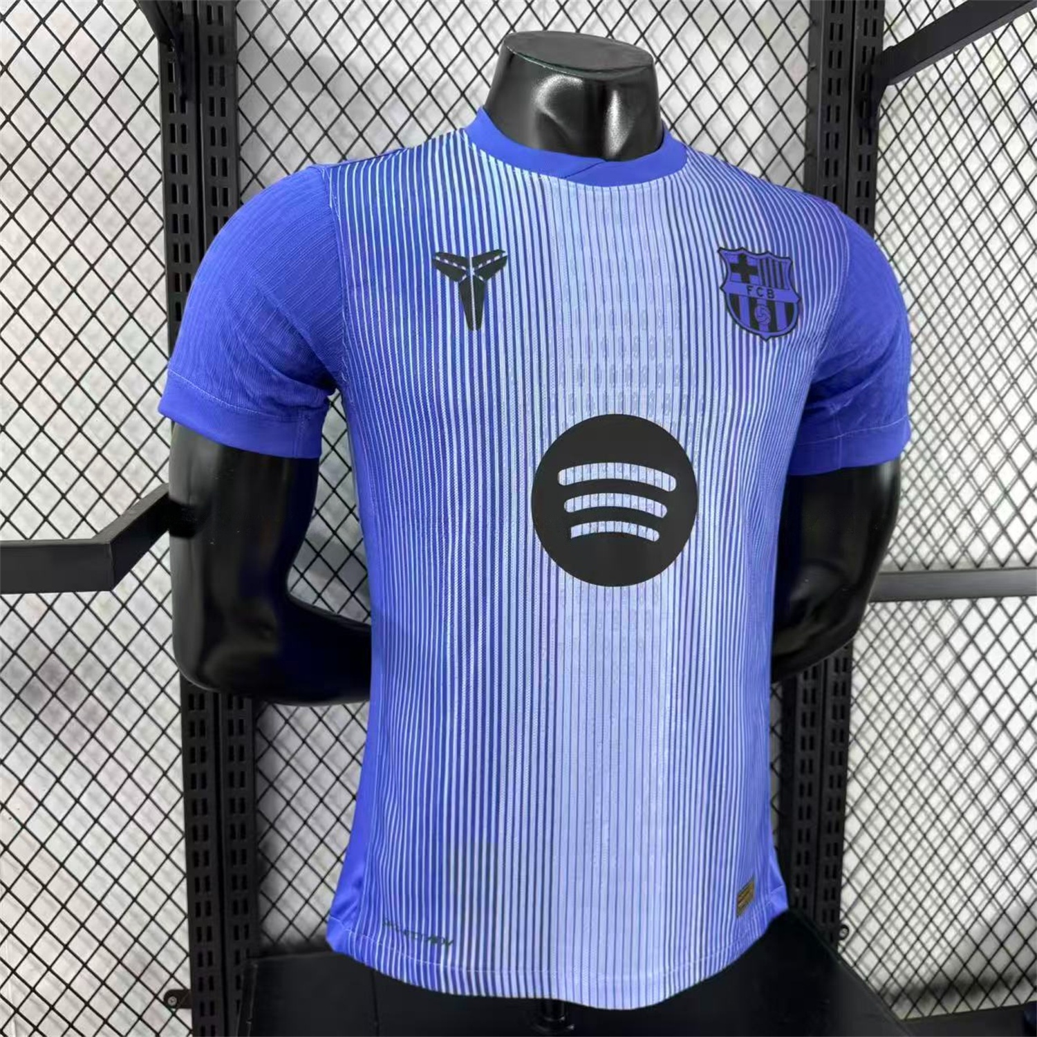 Barcelona 25-26 Purple Gradient Pre-Match Training Jersey - Player Version - SOCCERDEALSHOP