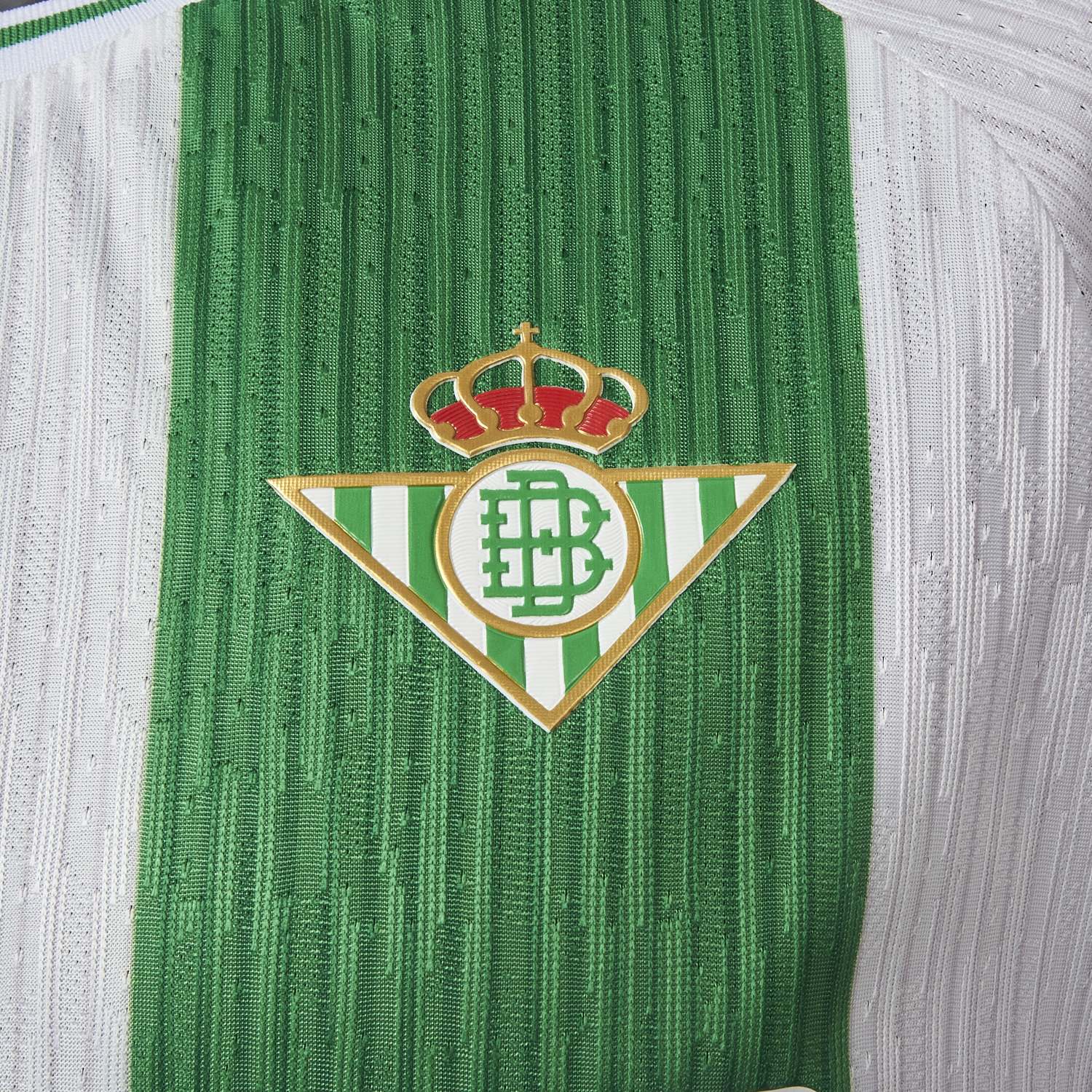 Real Betis 25-26 Home Stripes Jersey - Player Version - SOCCERDEALSHOP