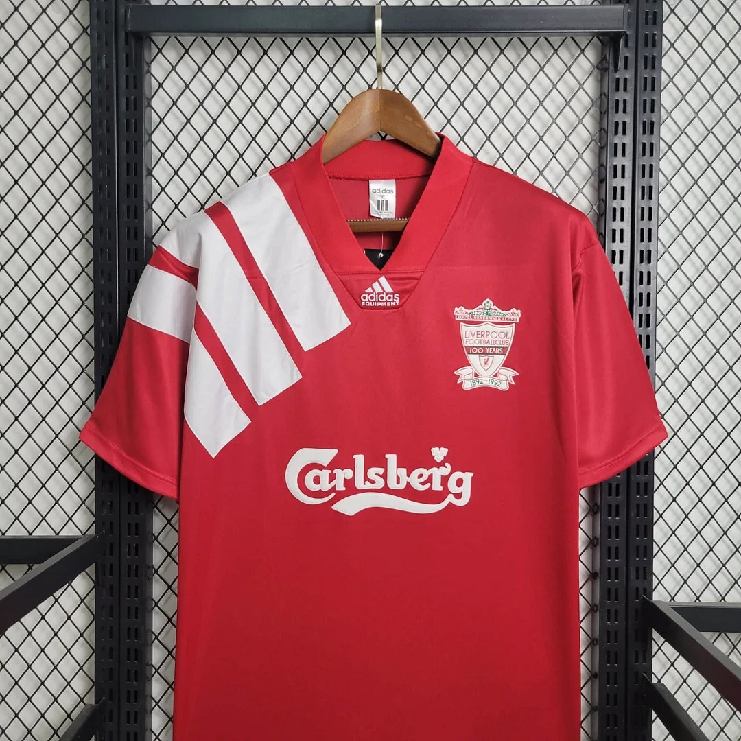 Retro liver.pool 1992-93 100 YEARS Home Stadium Jersey - SOCCERDEALSHOP
