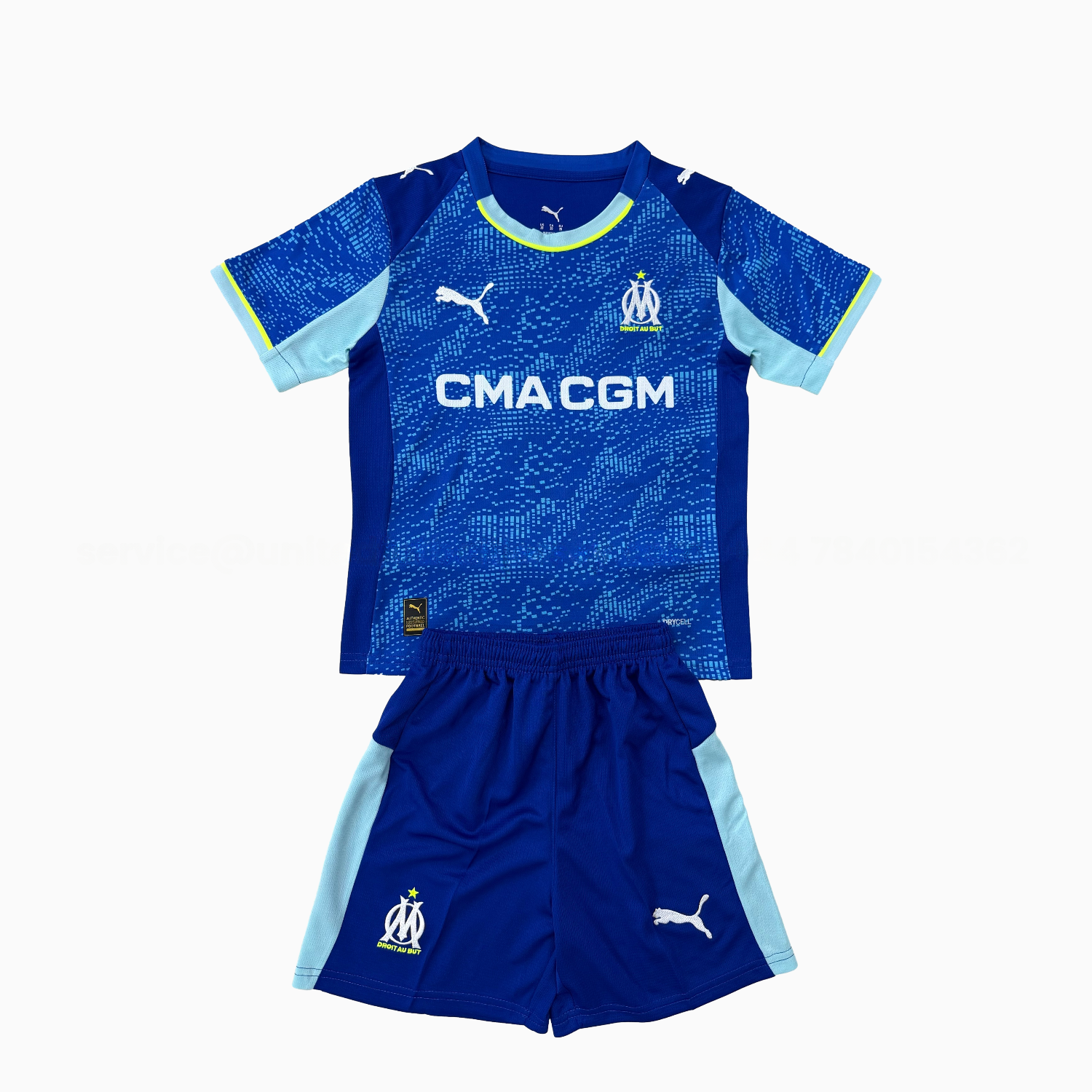 Marseille 25-26 Third Men's Adult Jersey Set - Fans Version - SOCCERDEALSHOP