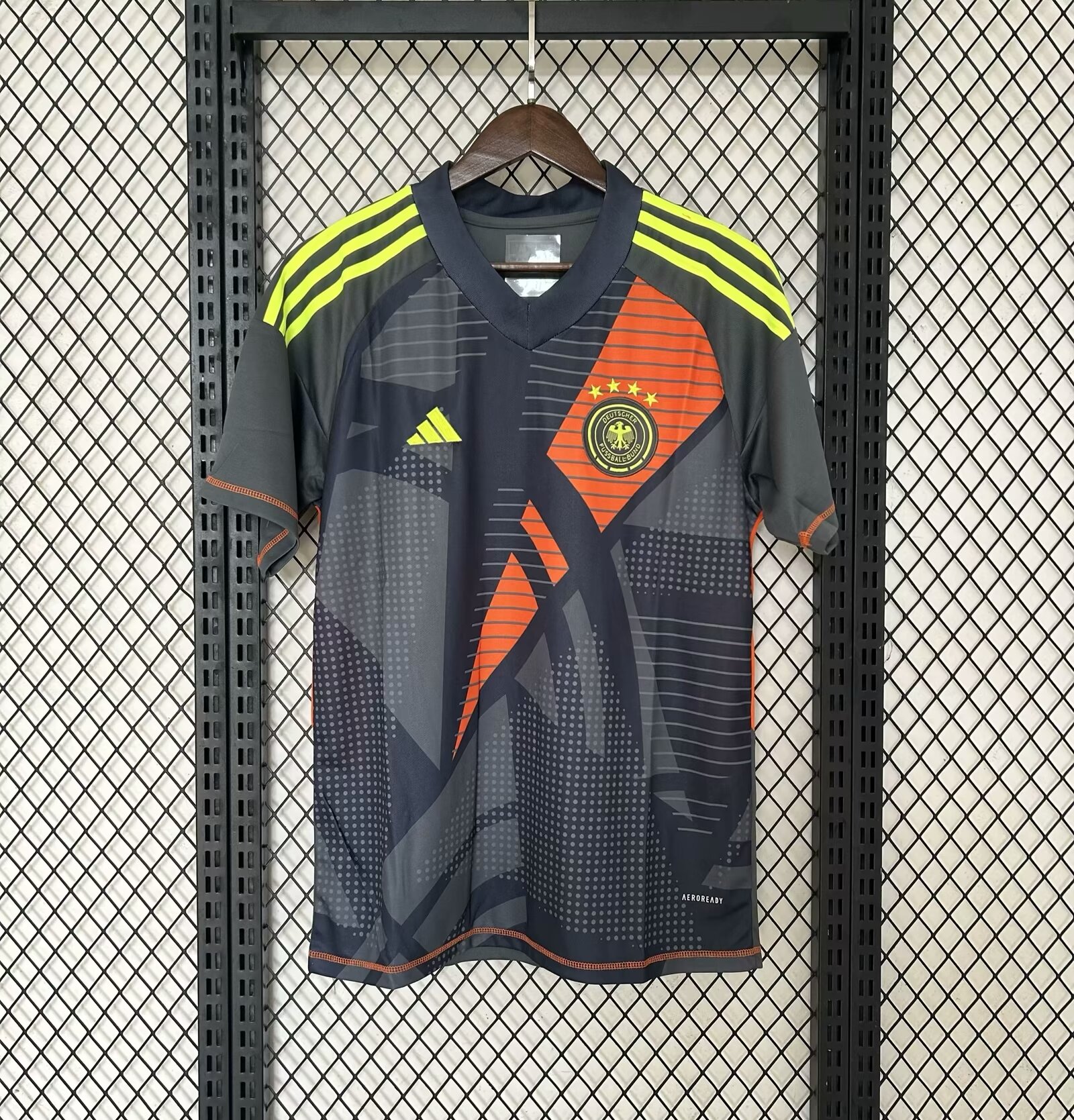 Germany 2024 Black Goalkeeper Jersey - Fans Version - SOCCERDEALSHOP