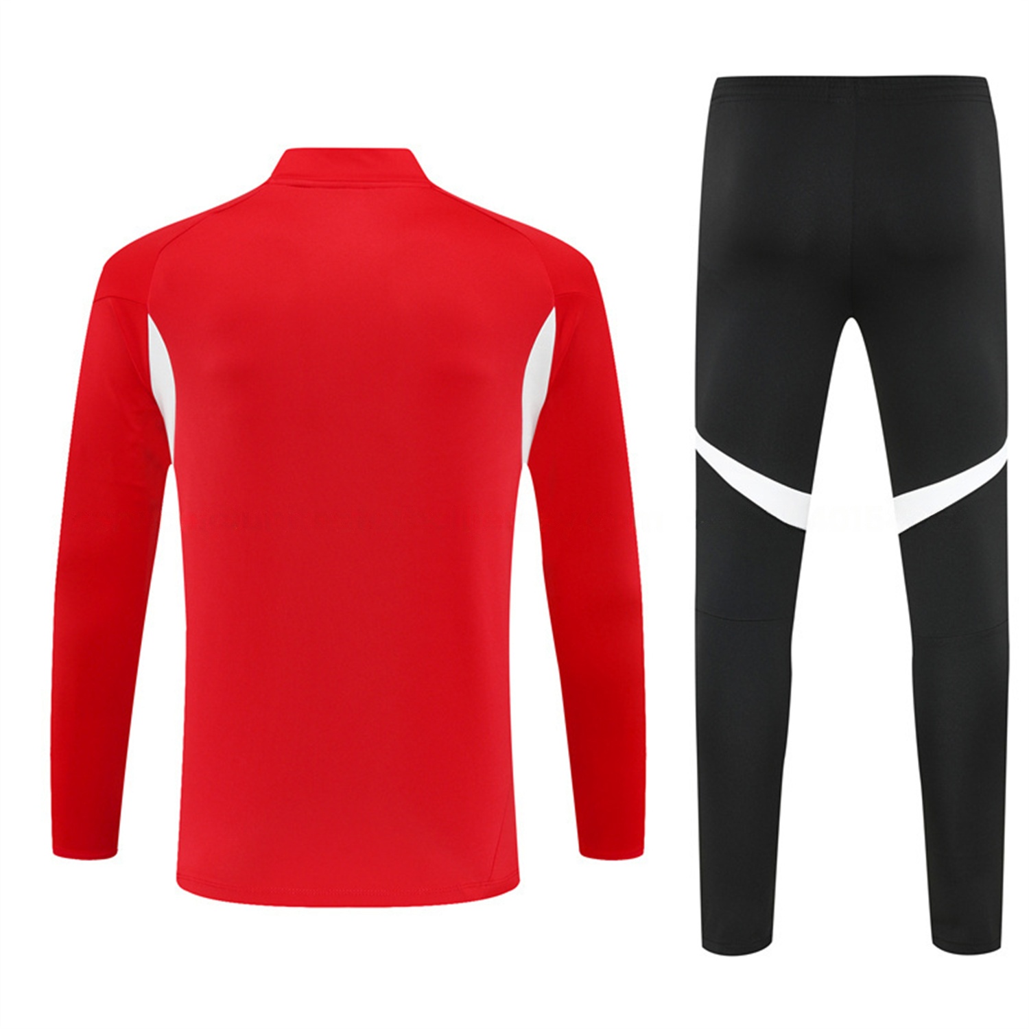 Liver.pool 25-26 Kids Long Sleeve Training Set - Red Top & Black Pants - SOCCERDEALSHOP
