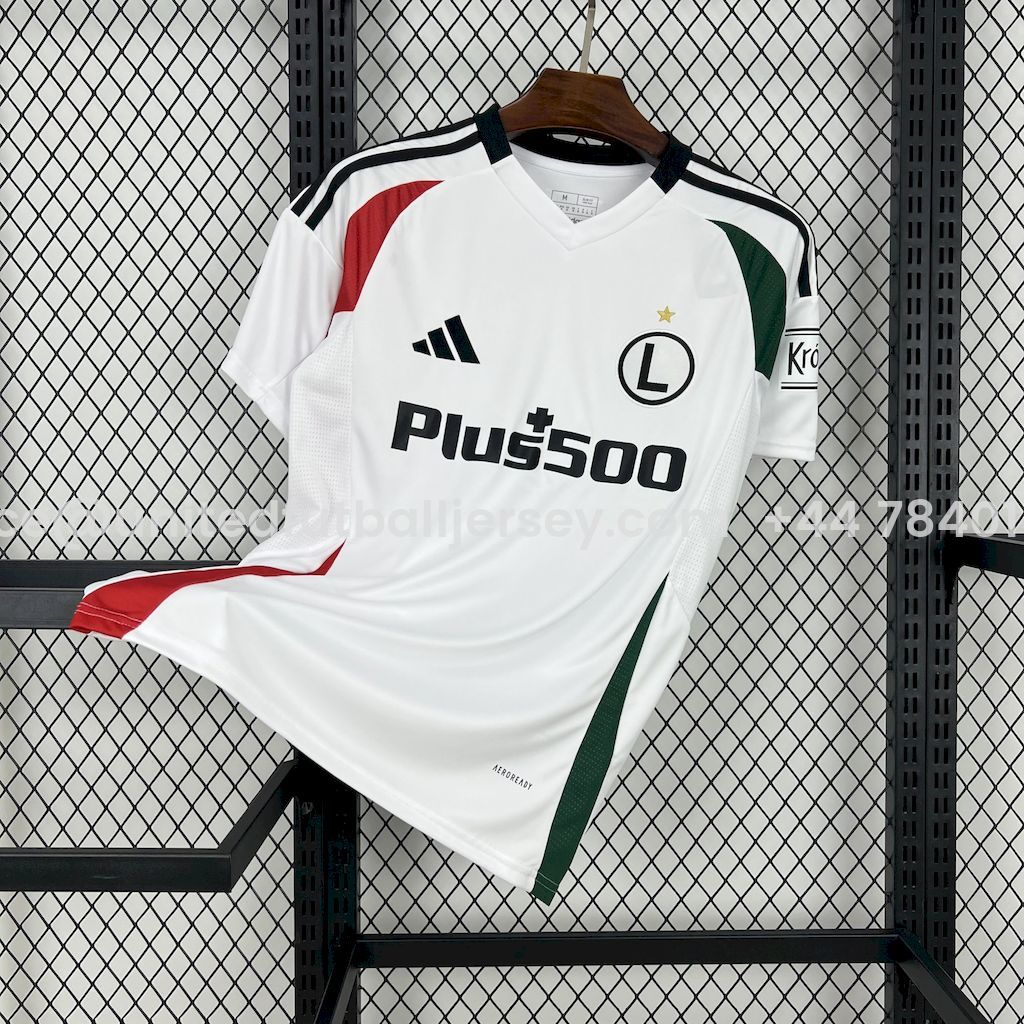 Legia Warszawa 25-26 Home White Jersey - Fans Version - SOCCERDEALSHOP