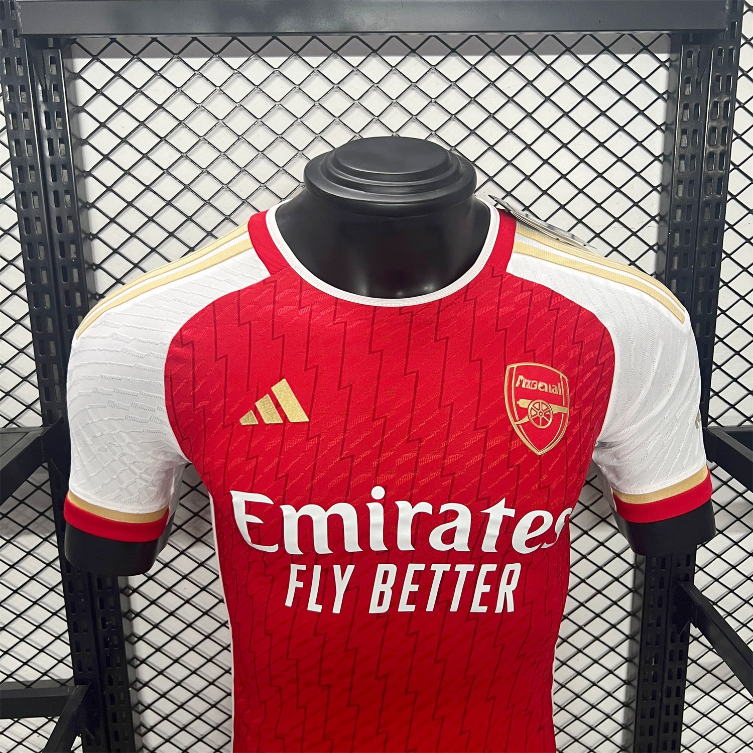 Retro Arsenal 2023-24 Home Red Jersey - Player Version - SOCCERDEALSHOP
