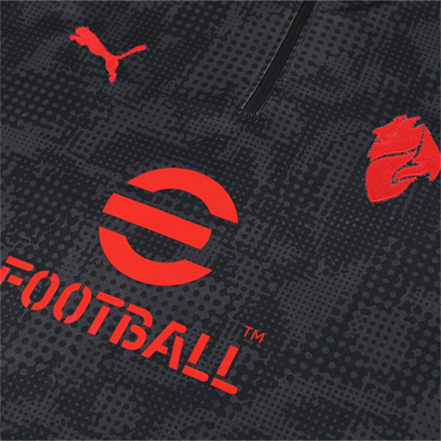 AC Milan 25-26 Long Sleeve Training Set - Black Top & Black Pants - SOCCERDEALSHOP