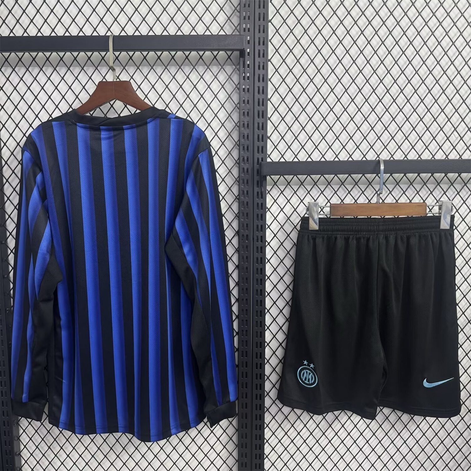Inter Milan 25-26 Home Long Sleeves Kids Kit - SOCCERDEALSHOP