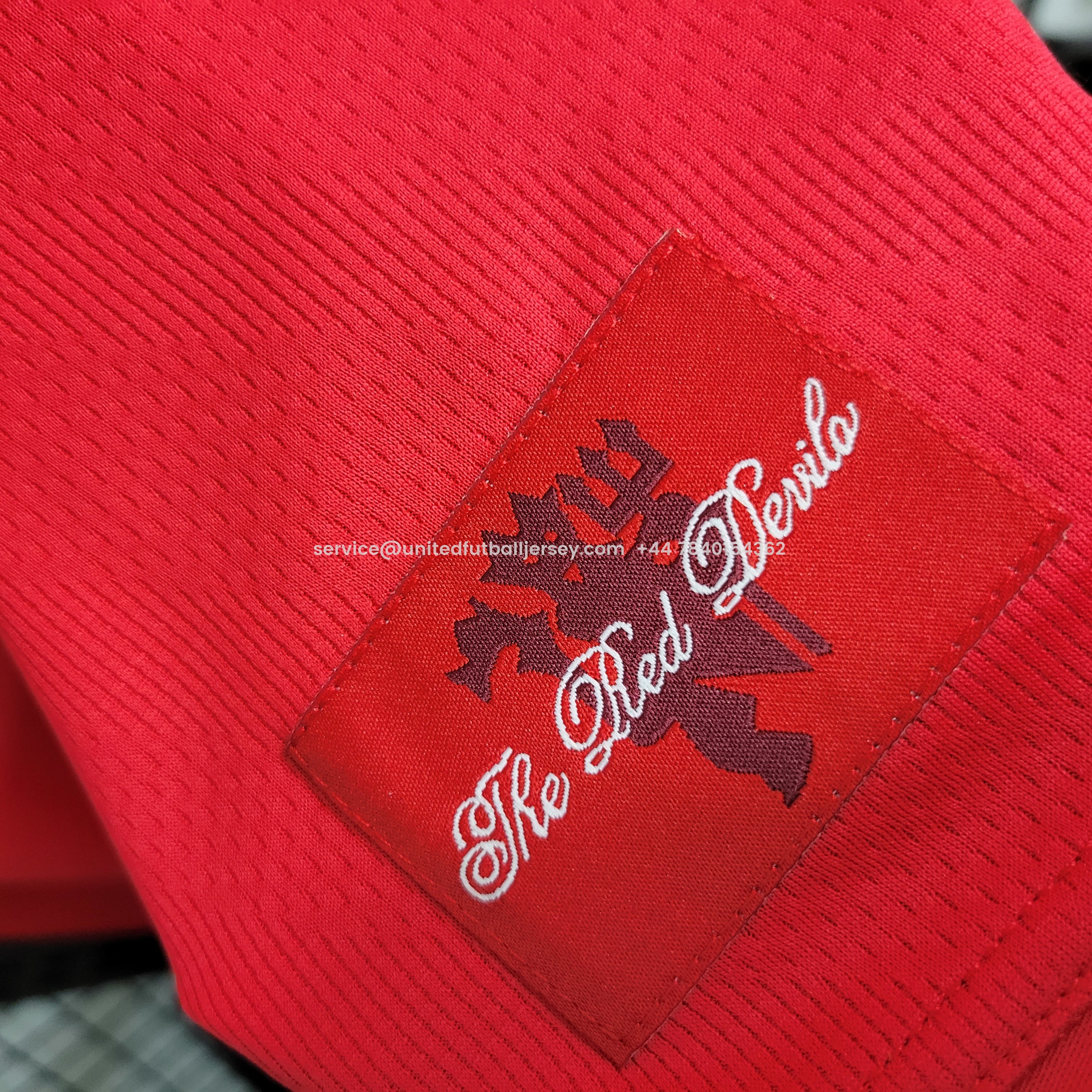 Retro Manchester United 08-09 Home Long Sleeve Jersey - SOCCERDEALSHOP