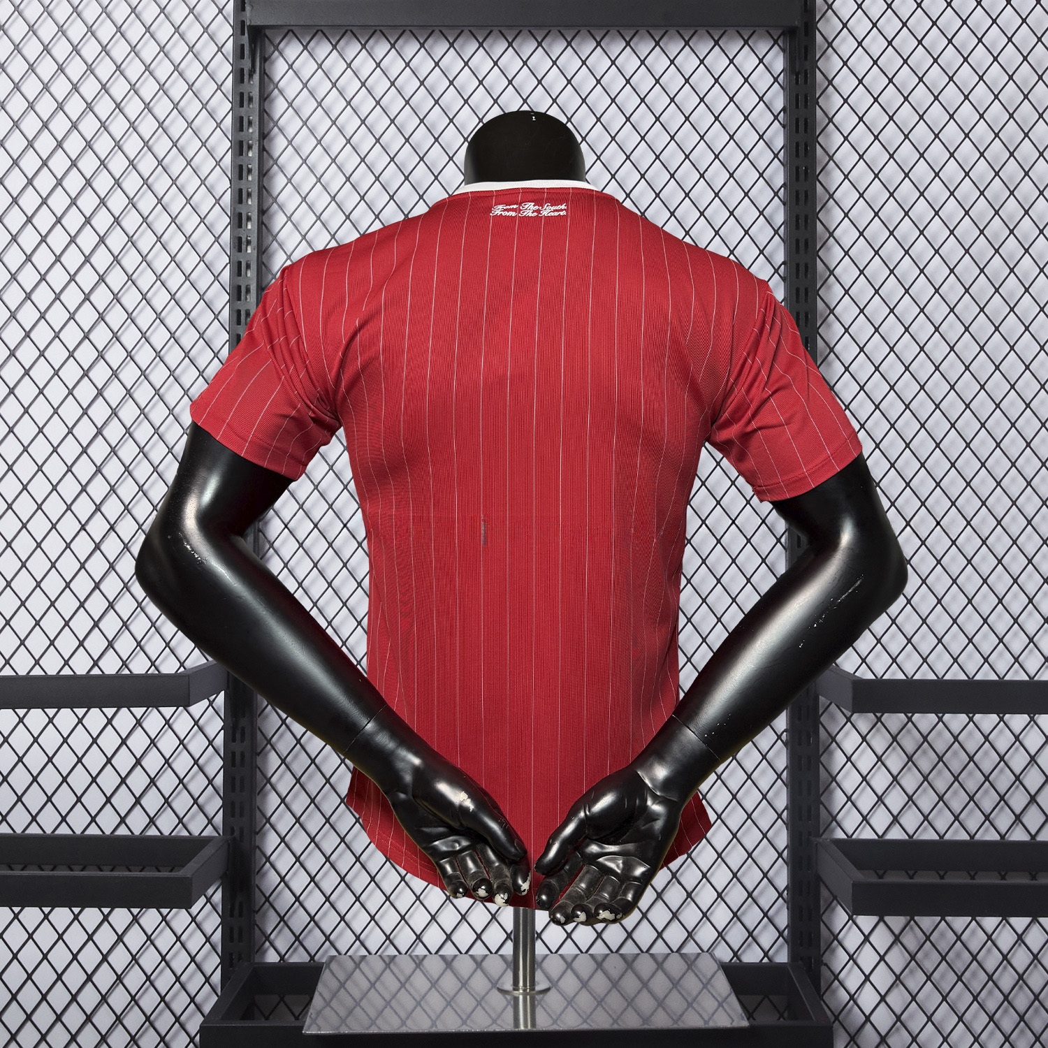 Bayern Munich 25-26 Trefoil Red And White Travel Jersey - Player Version - SOCCERDEALSHOP