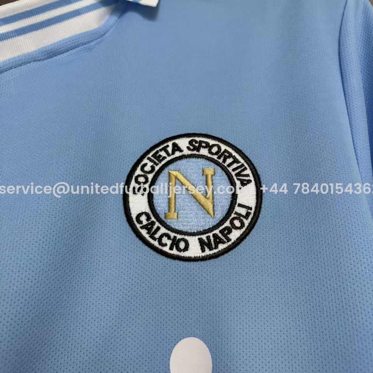 Retro Napoli 1987-88 Home 2 Blue Jersey - SOCCERDEALSHOP