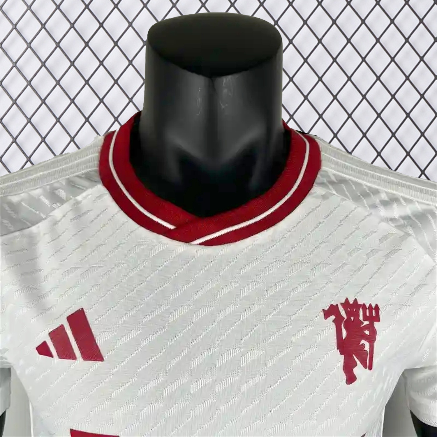 Retro Manchester United 2023-24 Away White Jersey - Player Version - SOCCERDEALSHOP