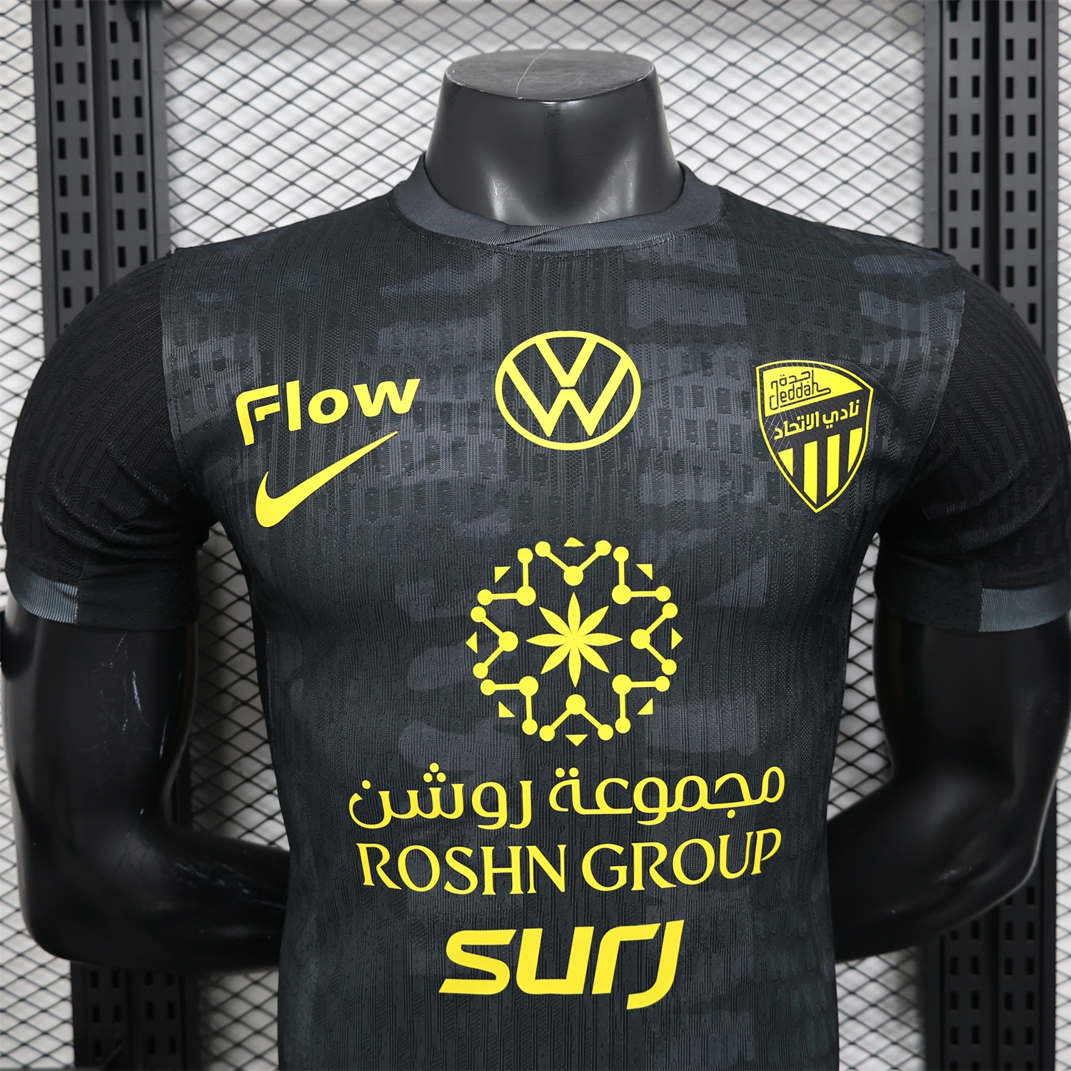 Al Ittihad Jeddah United 25-26 Third Jersey With Chest Sponsor - Player Version - SOCCERDEALSHOP
