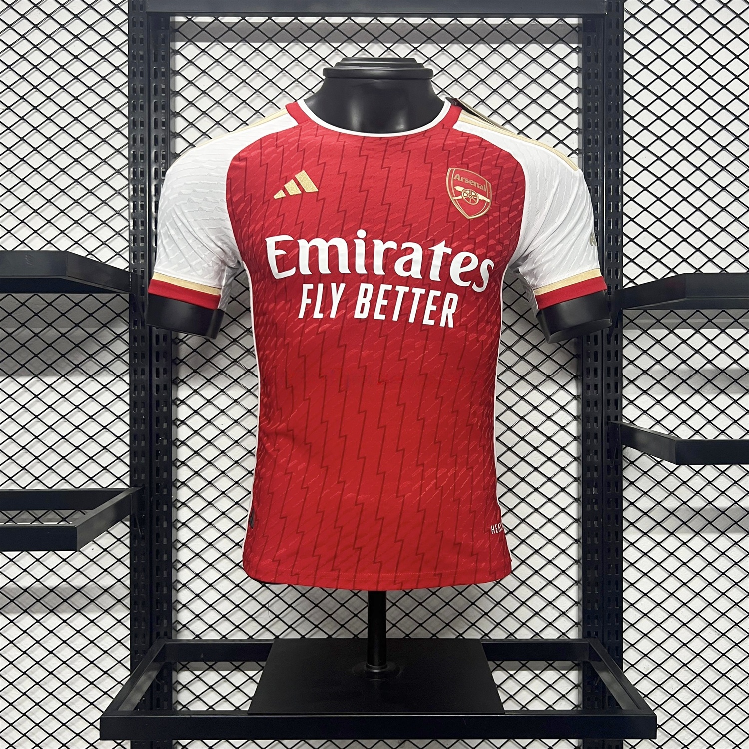 Retro Arsenal 2023-24 Home Red Jersey - Player Version - SOCCERDEALSHOP