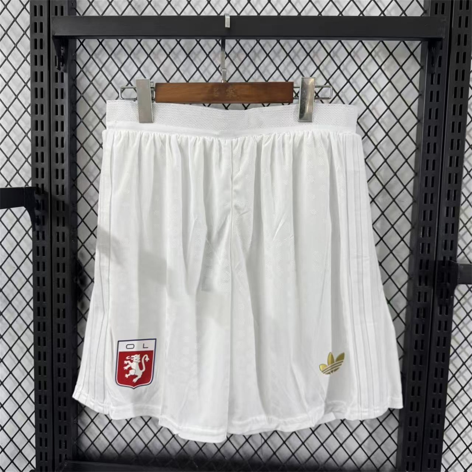 Lyon 25-26 Anniversary White Shorts - Player Version - SOCCERDEALSHOP