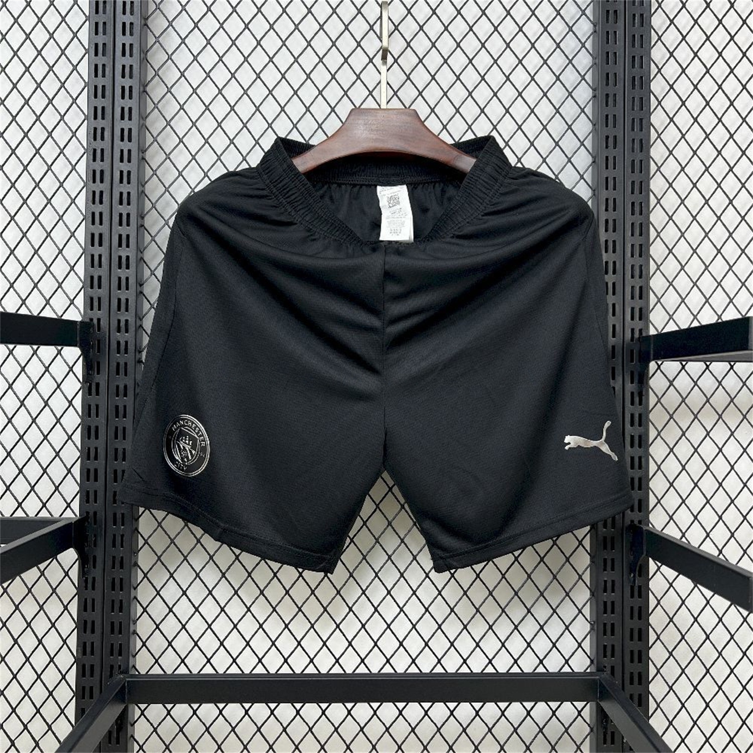 Manchester City 25-26 Away Black Shorts - Fans Version - SOCCERDEALSHOP