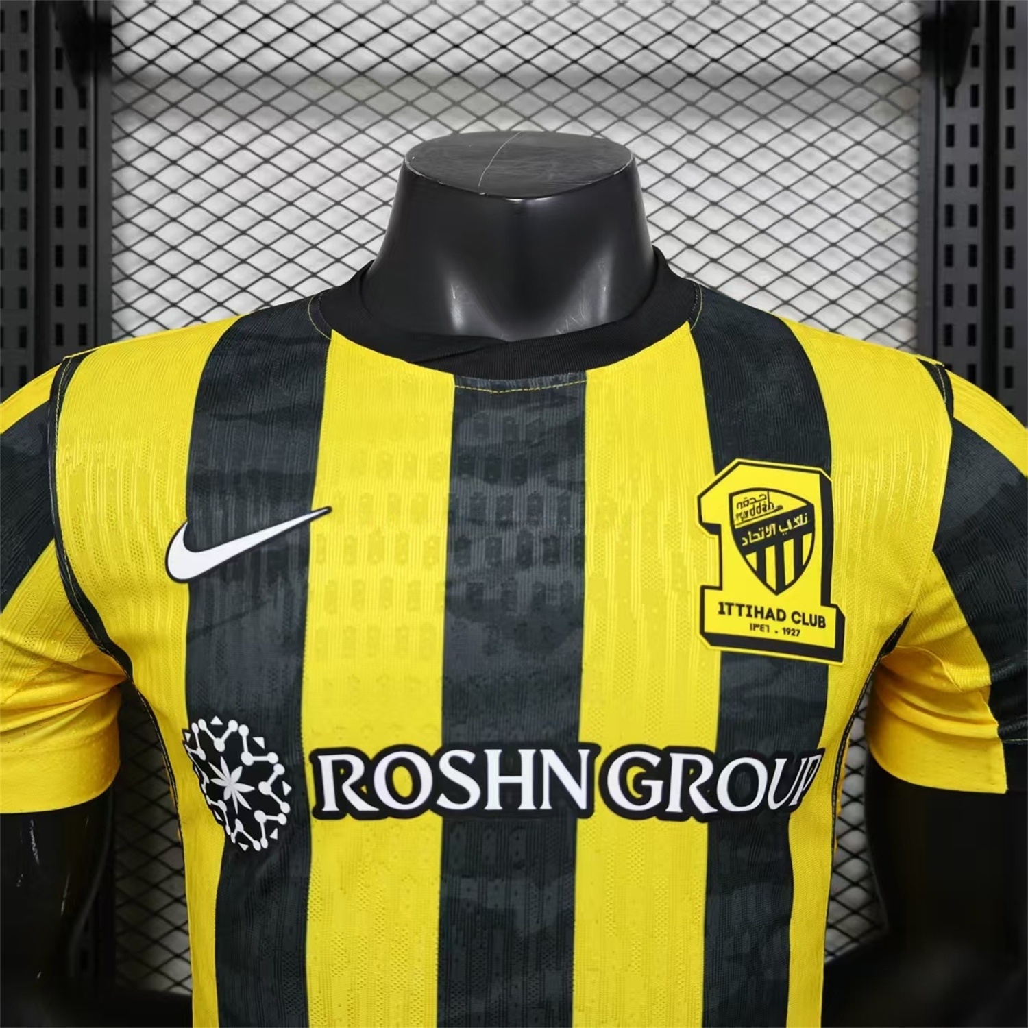 Al Ittihad Jeddah United 25-26 Home Yellow New Sponsors Jersey - Player Version - SOCCERDEALSHOP