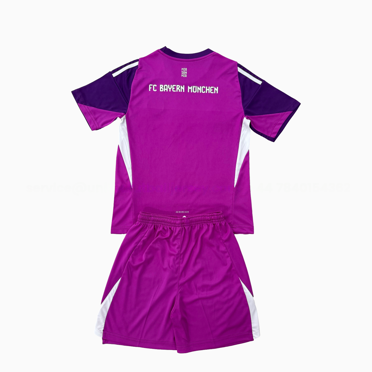 Bayern Munich 25-26 Pueple Goalkeeper Kids Kit - SOCCERDEALSHOP