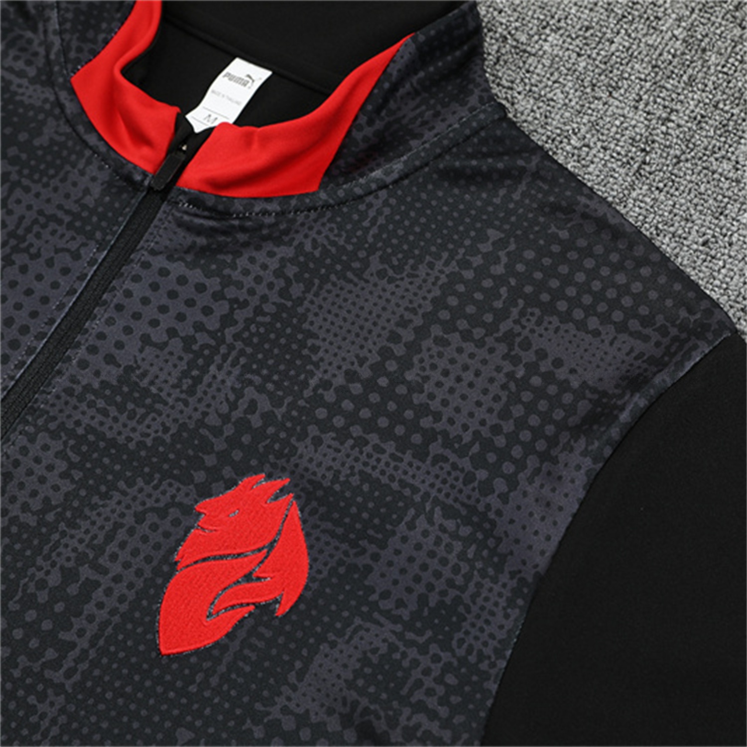 AC Milan 25-26 Long Sleeve Training Set - Black Top & Black Pants - SOCCERDEALSHOP