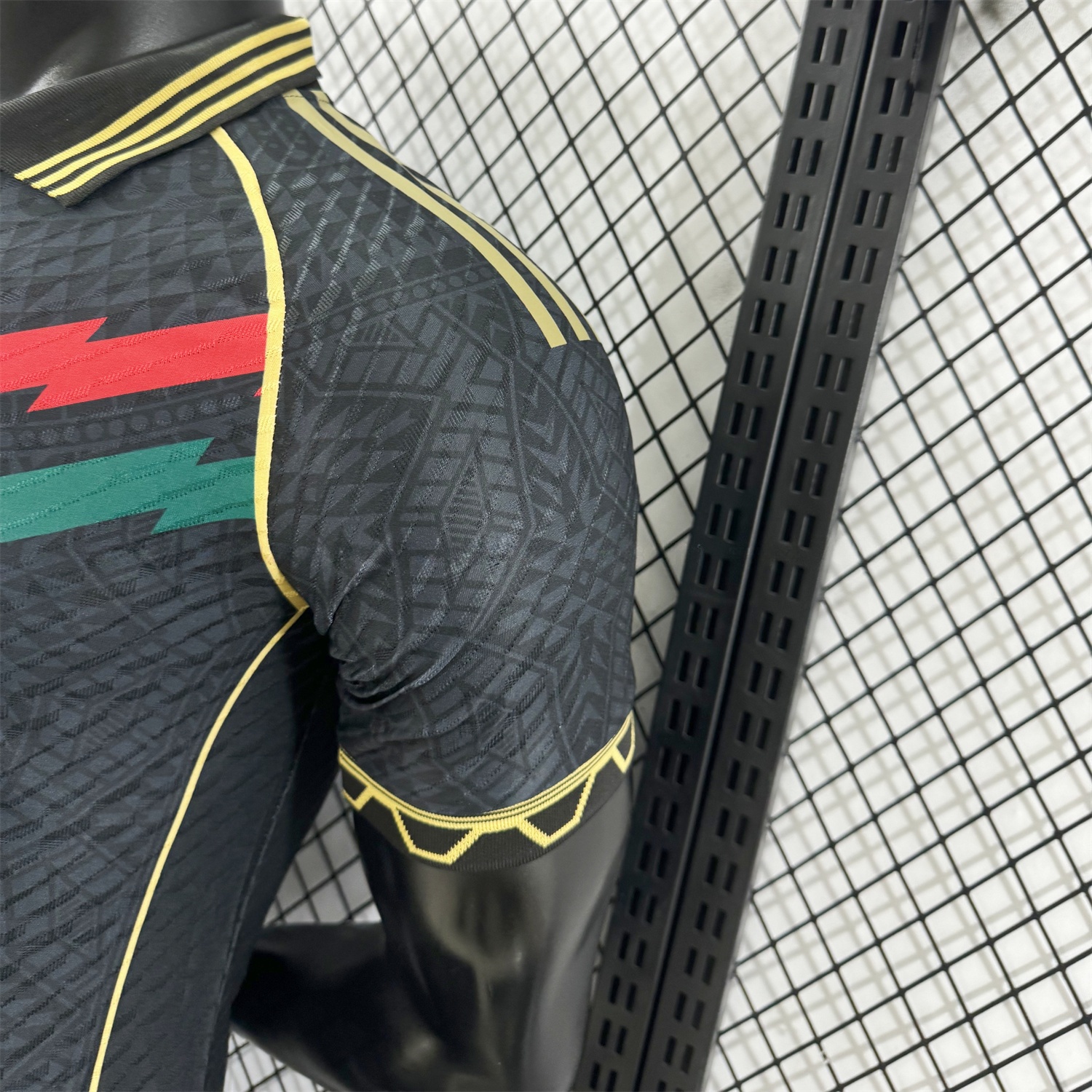 Mexico 25-26 Red And Green Chest Lines Special Jersey - Player Version - SOCCERDEALSHOP