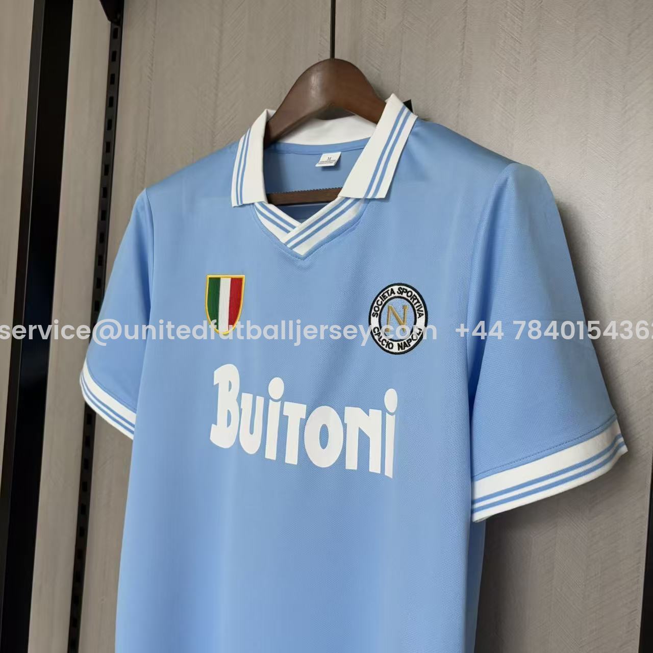 Retro Napoli 1987-88 Home 2 Blue Jersey - SOCCERDEALSHOP