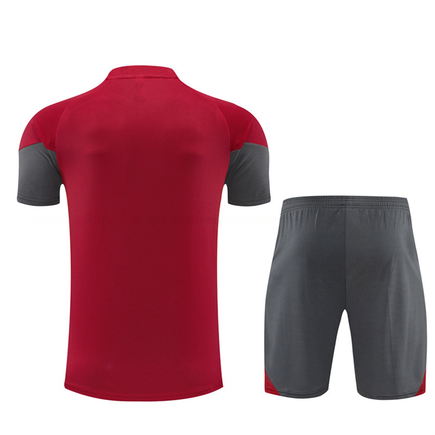 Arsenal 25-26 Short-Sleeve Training Set- Red Top & Green Shorts - SOCCERDEALSHOP