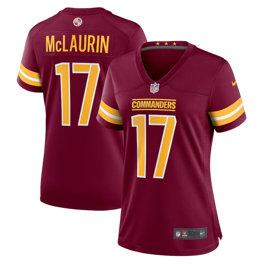 Womens Washington Commanders Terry McLaurin  Burgundy Player Jersey