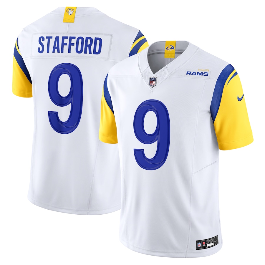 Mens Los Angeles Rams Matthew Stafford  White Vapor F.U.S.E. Limited Jersey