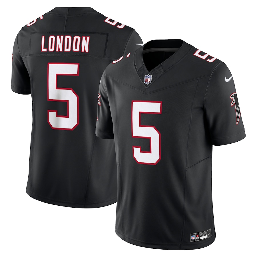 Mens Atlanta Falcons Drake London  Black Vapor F.U.S.E. Limited Jersey