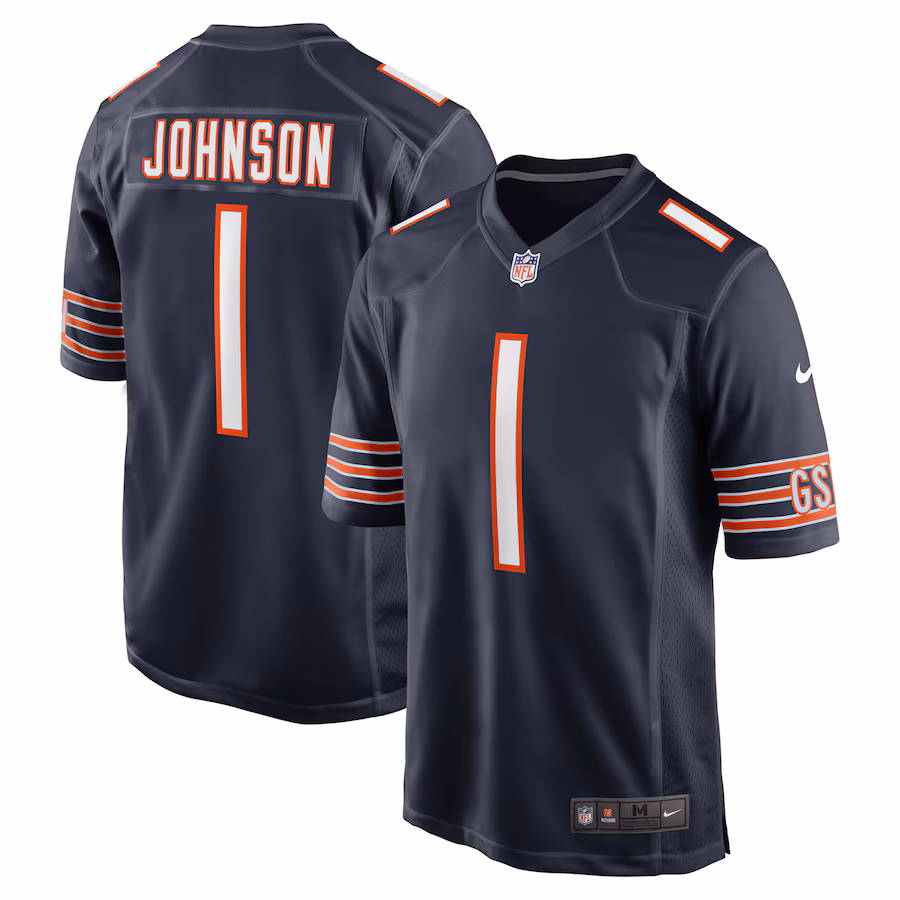 Jaylon Johnson Chicago Bears   Game Jersey -  Navy