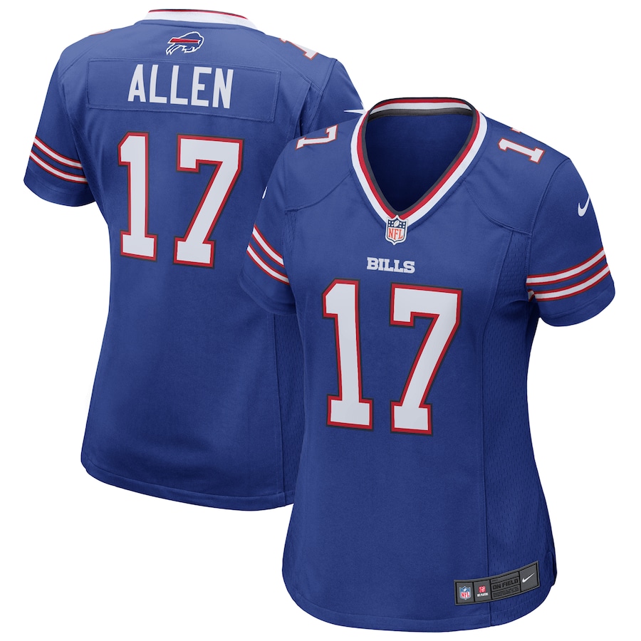 Womens  Josh Allen Royal Buffalo Bills Game Jersey