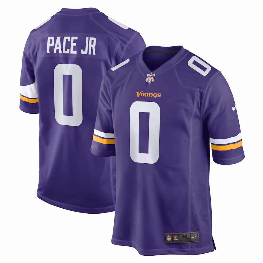 Ivan Pace Jr Minnesota Vikings   Game Jersey -  Purple