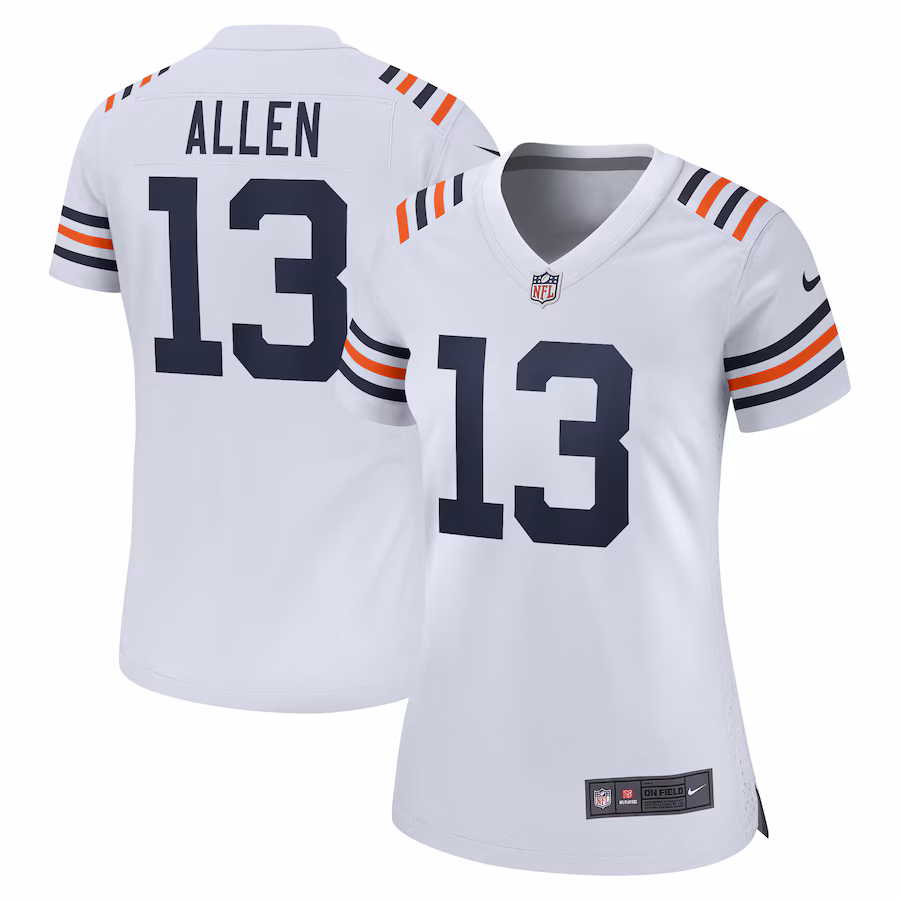 Keenan Allen Chicago Bears  Women's Alternate Game Jersey - White