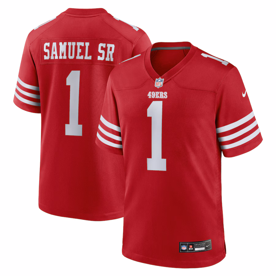 Deebo Samuel Sr San Francisco 49ers  Game Player Jersey - Scarlet
