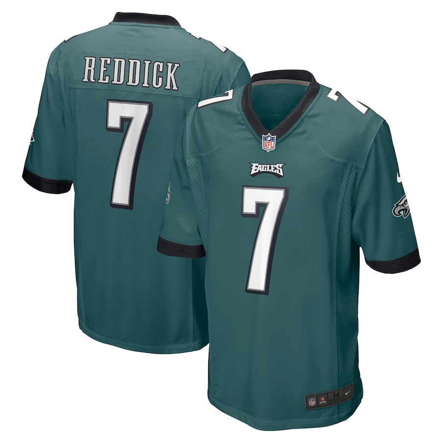 Mens Philadelphia Eagles Haason Reddick  Midnight Green Game Jersey