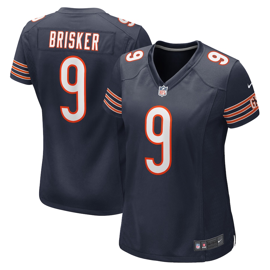 Womens Chicago Bears Jaquan Brisker  Navy Game Player Jersey