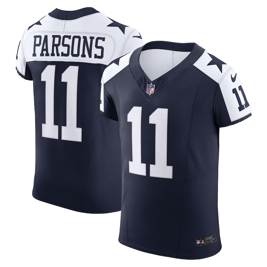 Mens Dallas Cowboys Micah Parsons  Navy Alternate Vapor F.U.S.E. Elite Jersey