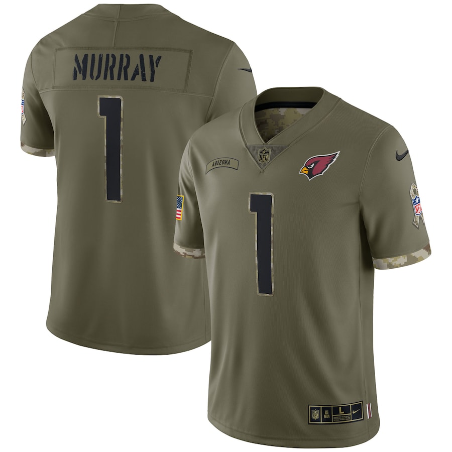 Mens Arizona Cardinals  Olive 2022 Salute To Service Limited Jersey