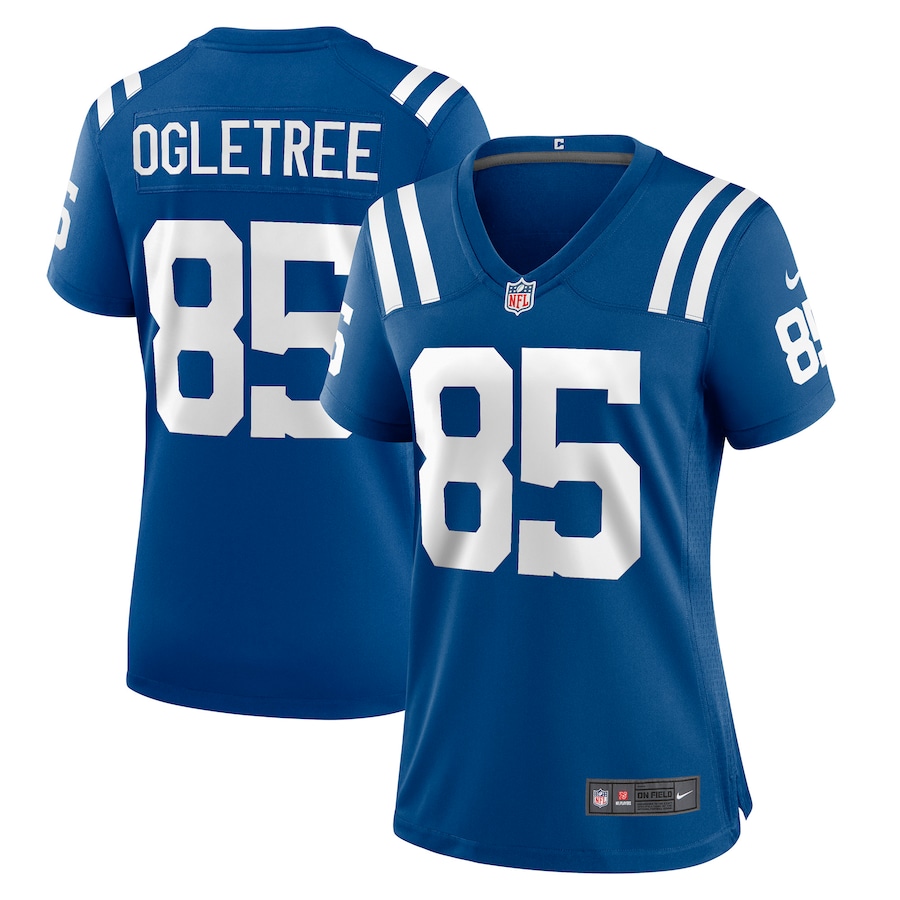 Womens Indianapolis Colts Andrew Ogletree  Royal Player Game Jersey