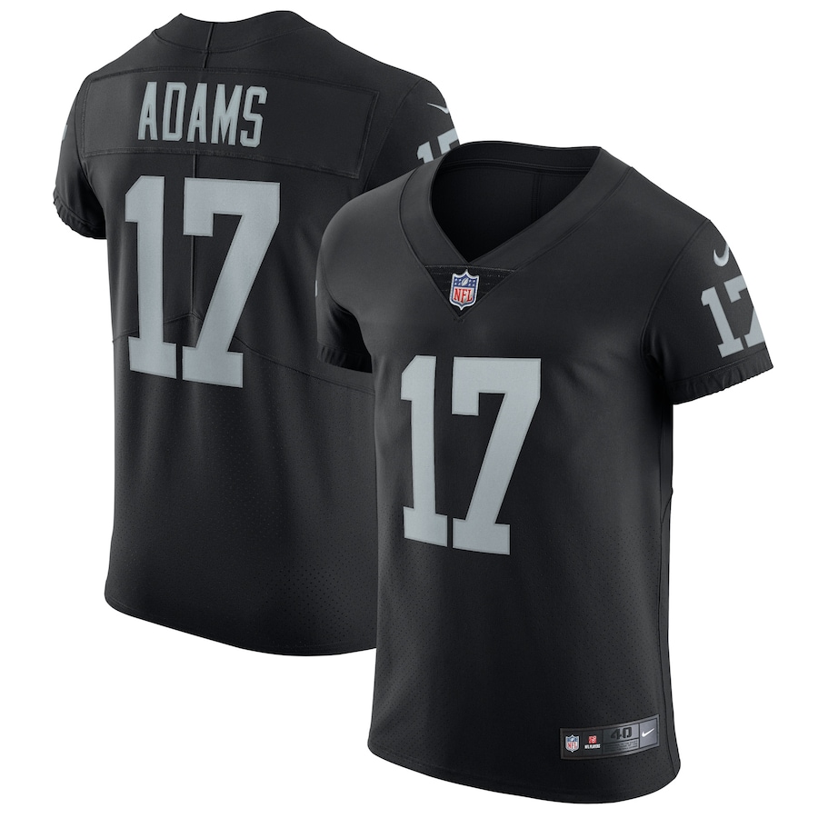 Mens Las Vegas Raiders Davante Adams  Black Vapor Elite Jersey