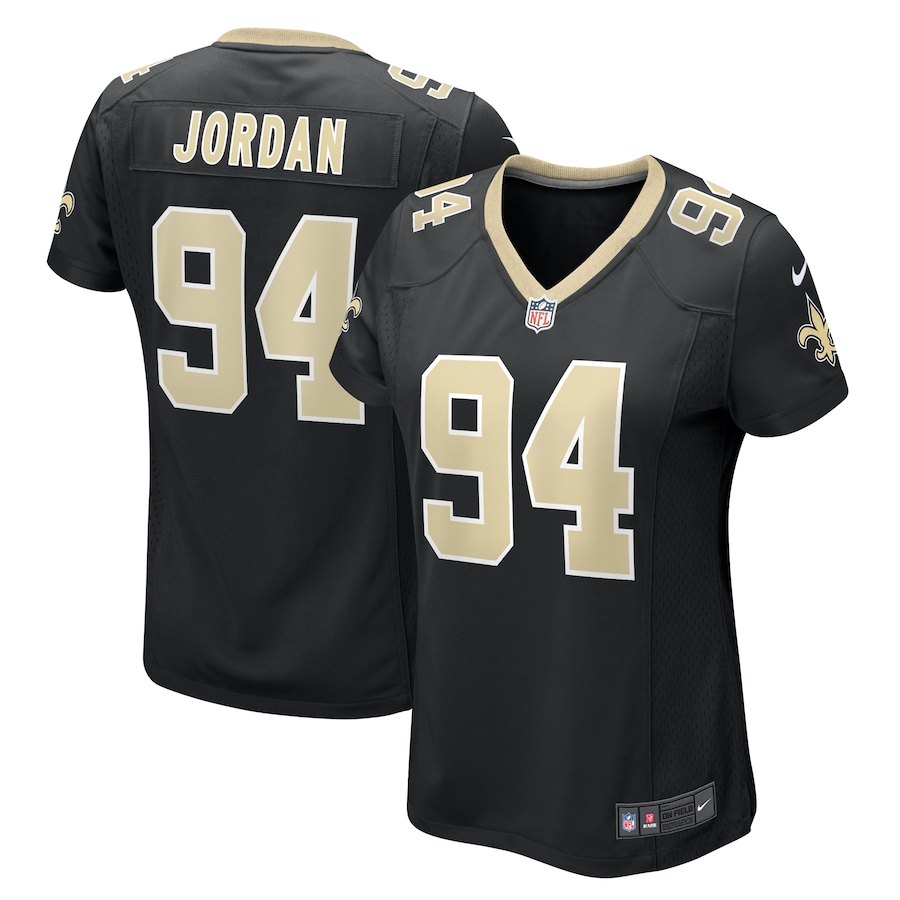 Womens New Orleans Saints Cameron    Black Team Game Jersey