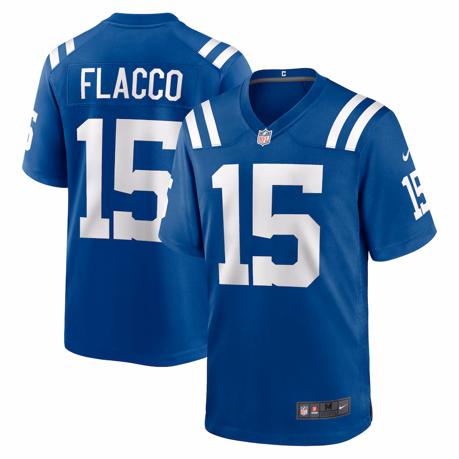 Joe Flacco Indianapolis Colts  Game Jersey -  Royal