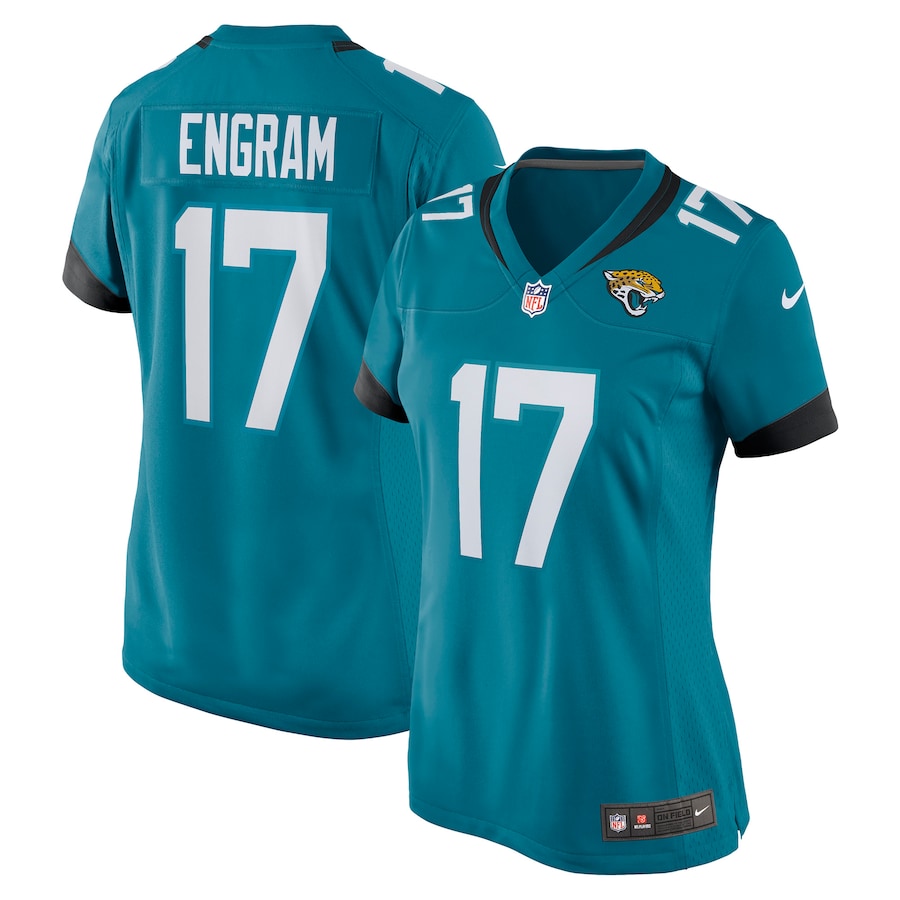 Womens Jacksonville Jaguars Evan Engram  Teal Game Jersey