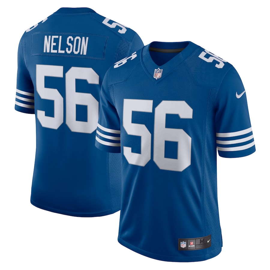 Mens Indianapolis Colts Quenton Nelson  Royal Alternate Vapor Limited Jersey