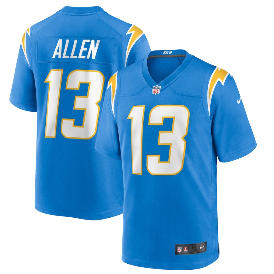 Mens Los Angeles Chargers Keenan Allen  Powder Blue Game Player Jersey