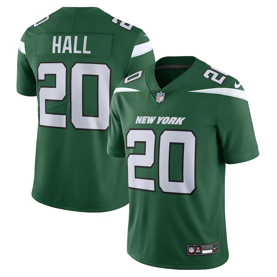 Mens New York Jets Breece Hall  Gotham Green Vapor Untouchable Limited Jersey