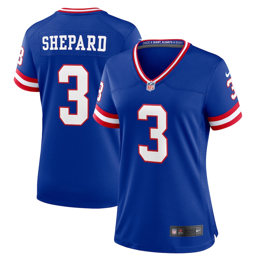 Womens New York Giants Sterling Shepard  Royal Player Jersey