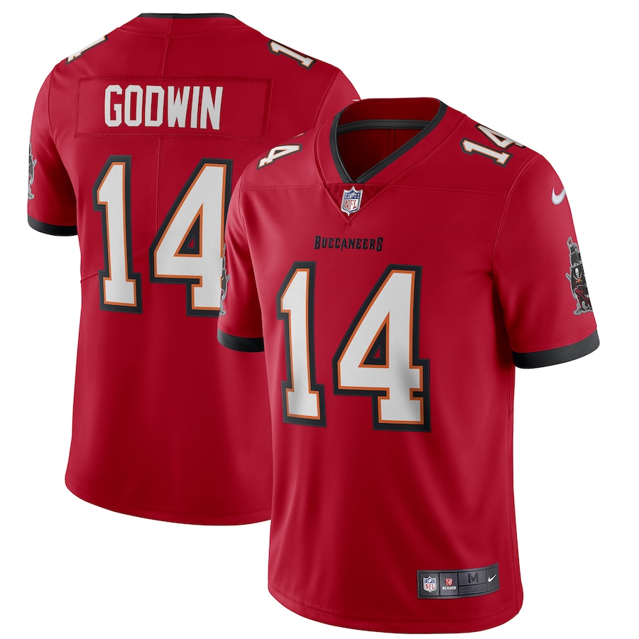 Mens Tampa Bay Buccaneers Chris Godwin  Red Vapor Limited Jersey