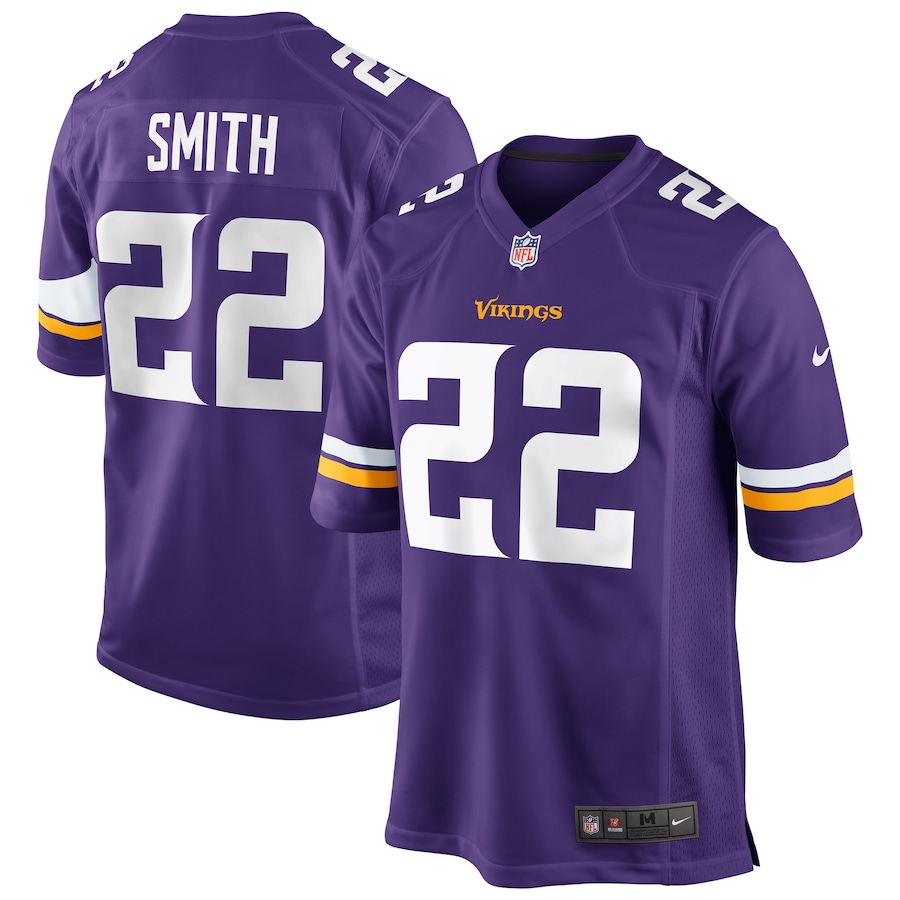 Mens Minnesota Vikings Harrison Smith  Purple Game Jersey