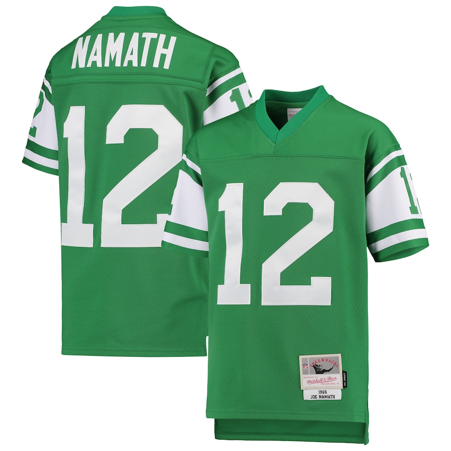 Youth New York Jets Joe Namath  Green 1968 Legacy Retired Player Jersey