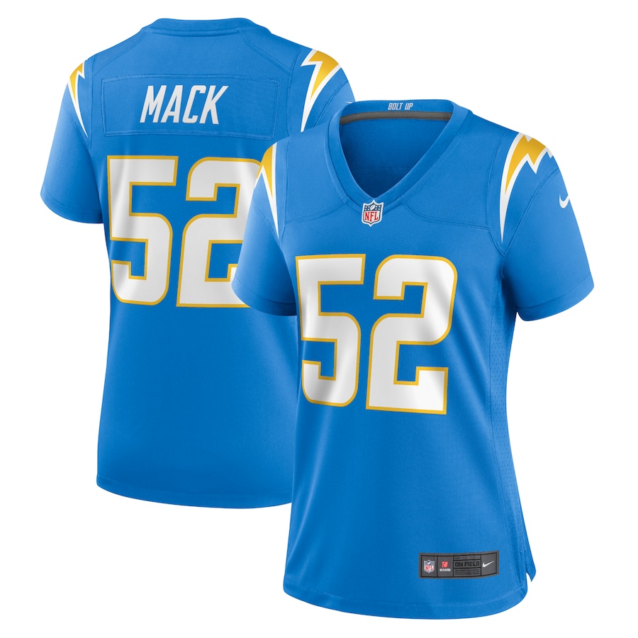 Womens Los Angeles Chargers Khalil Mack  Powder Blue Player Jersey