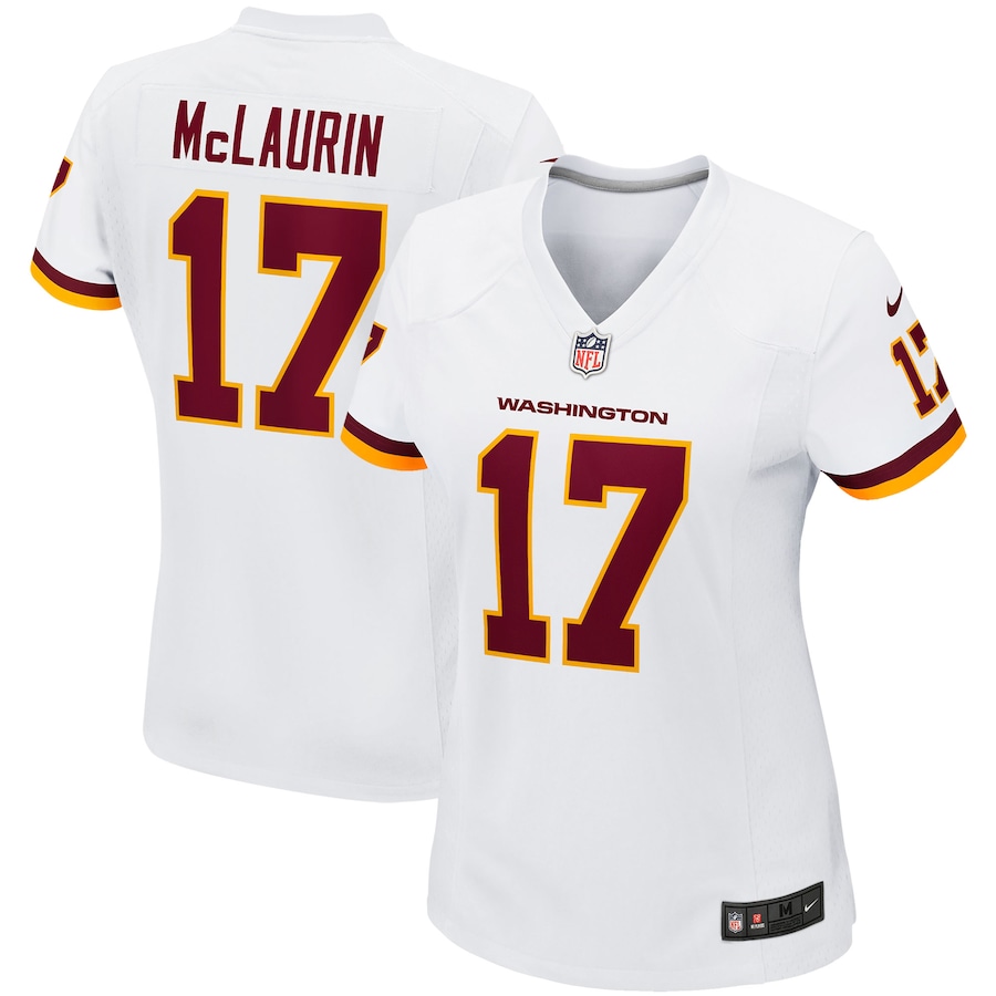 Womens Washington Football Team Terry McLaurin  White Game Player Jersey